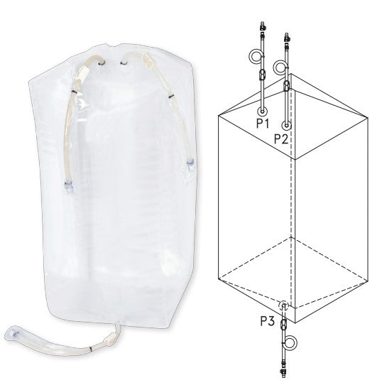 Polyethylene 3D Single Use Bag (Vertical)