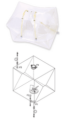 Polyethylene 3D Single Use Mixer Bag