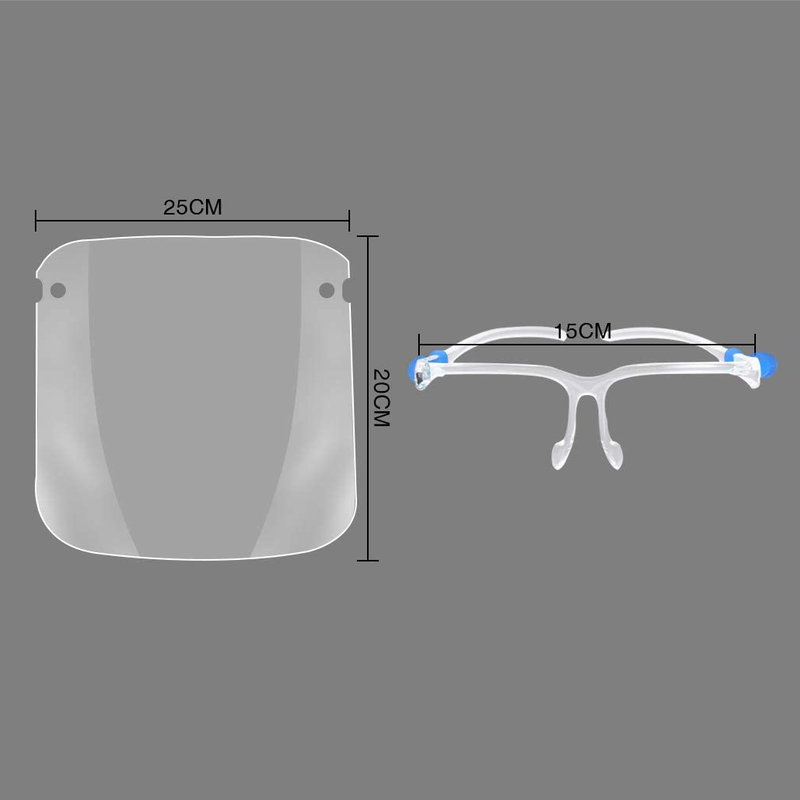 Anti-fog Face Shield with Glasses