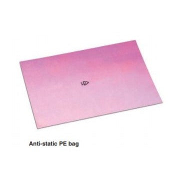 KM Anti-Static Pink PE Bag with Ziploc Closure