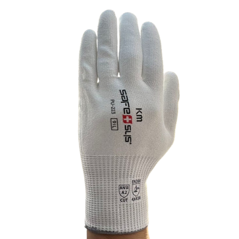 A2 Cut Resistant PU Coated Gloves