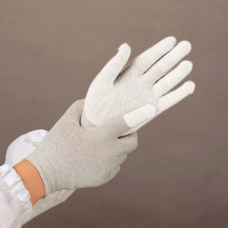 KM ESD(Copper) PU Coated Gloves/Nylon
