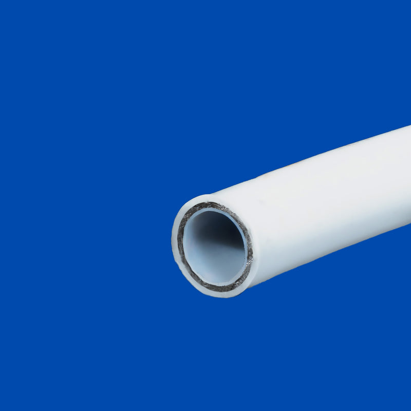 Imaflexxie® PTFE Lined Hose with SS 304 Braiding Having Outermost Platinum Cured Silicone Cover