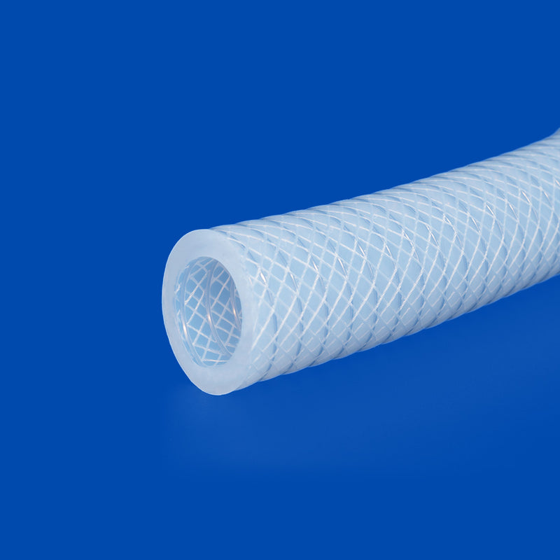 Imavacfit® - Platinum Cured Silicone Hose reinforced with Polyester Braiding and SS 316 Helical Wire