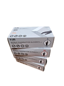 KM Nitrile Exam Gloves 5 1/2 mil, Fingertips Textured; Black