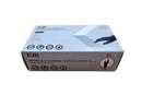 KM Nitrile Exam Gloves 5 1/2 mil, Fingertips Textured; Black