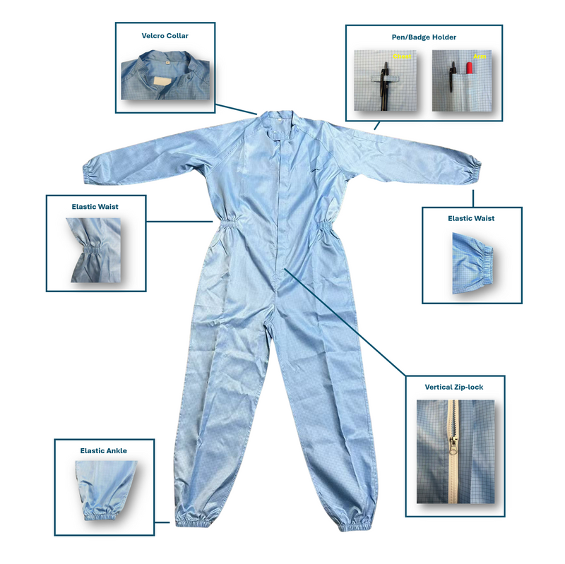 Cleanroom Washable Coverall