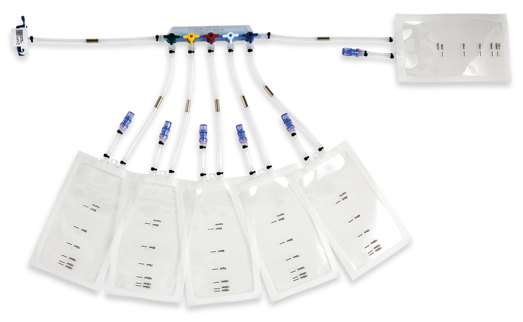 Sampling manifold bag