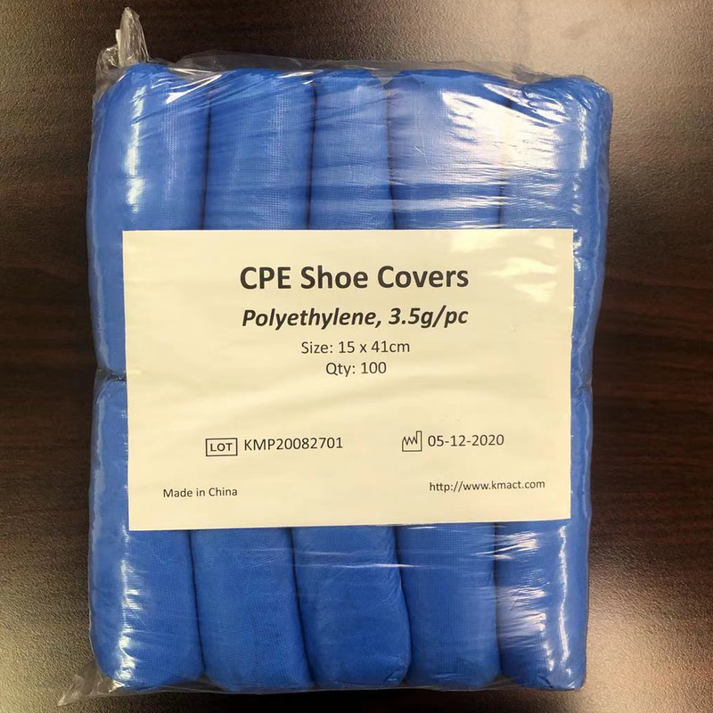 Disposable Water proof Polyethylene CPE Shoe Covers