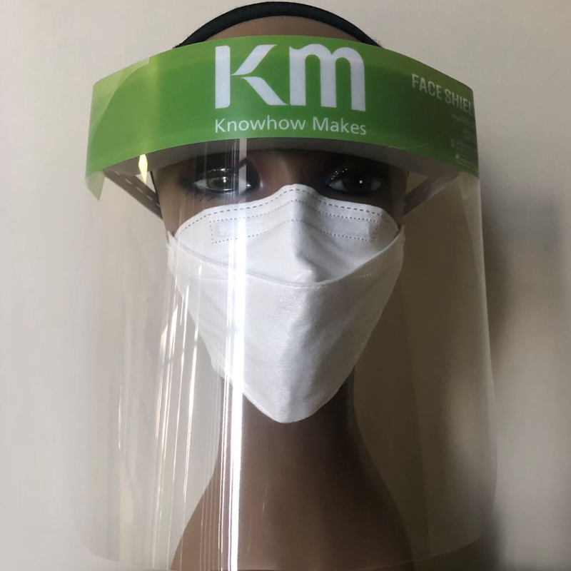 KM Anti-fog Face Shield with Adjustable Head Band
