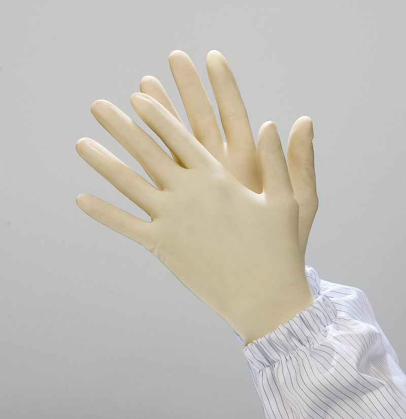 KM Powder-free Latex Clean Gloves (Class 100)