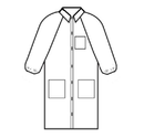 Lightweight Polypropylene Disposable Lab Coats