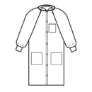 Lightweight Polypropylene Disposable Lab Coats