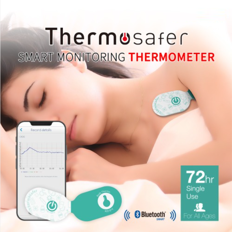 Thermosafer Disposable Wireless Monitoring Thermometer