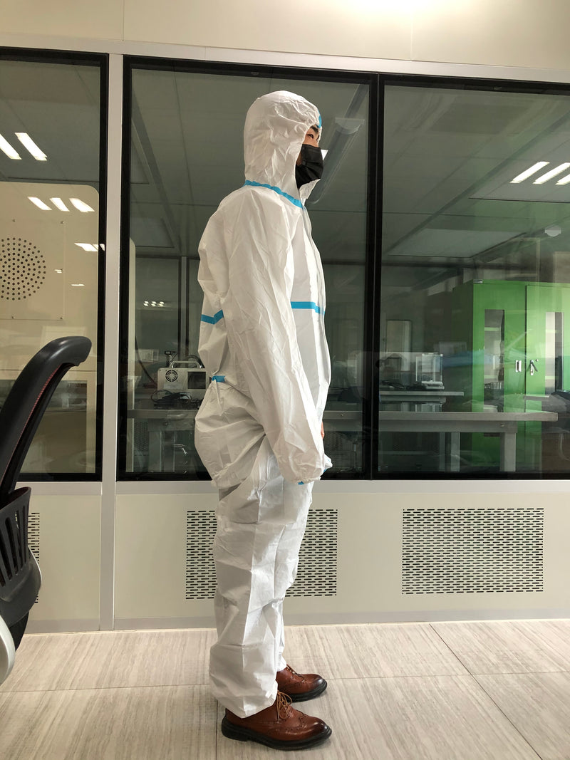 Disposable Medical Protective Coverall with Hood-Category III (Type 3/4/5/6)